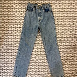 Abercrombie & Fitch Light Blue Straight Leg Jeans